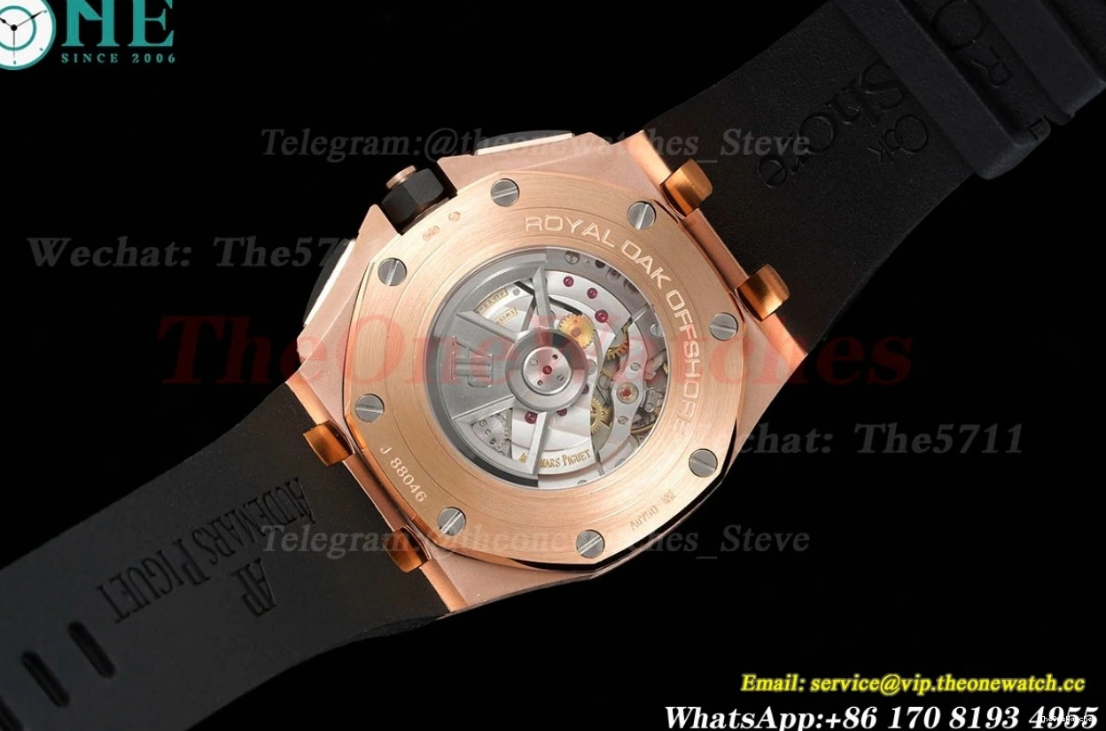 CER RSF 44mm A3126 Blk Oak Royal Offshore RU Wht RG 0419